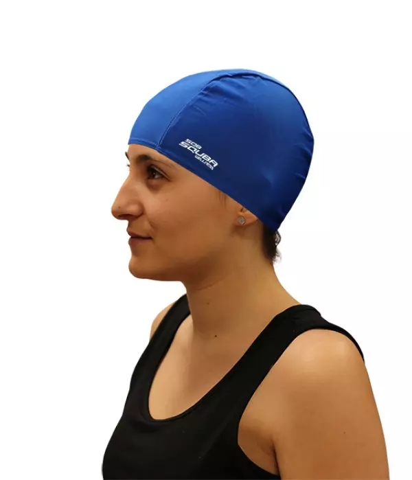 GORRO NATACION LICRA SQUBA - ROYAL, SENIOR