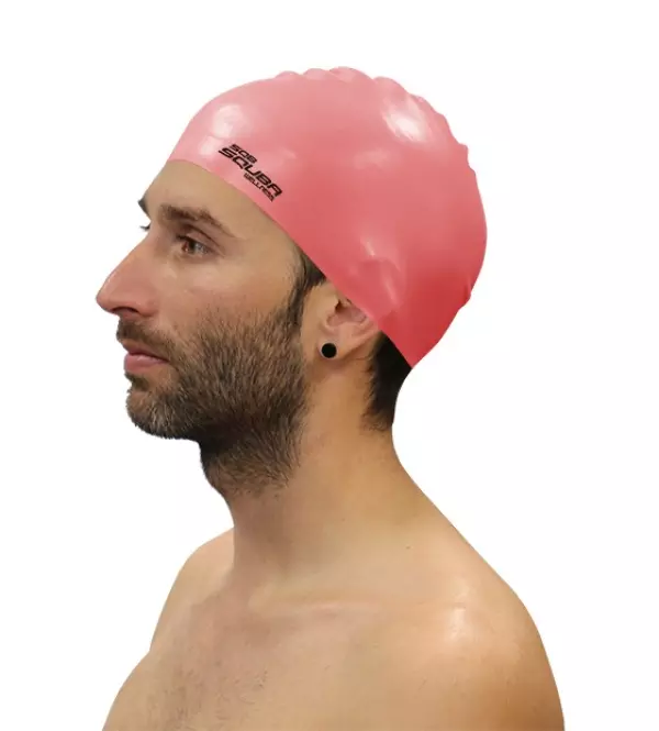 GORRO NATACION SILICONA SOFTEE - ROSA, SENIOR