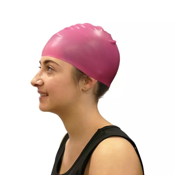 GORRO NATACION SILICONA SOFTEE - VIOLETA, SENIOR