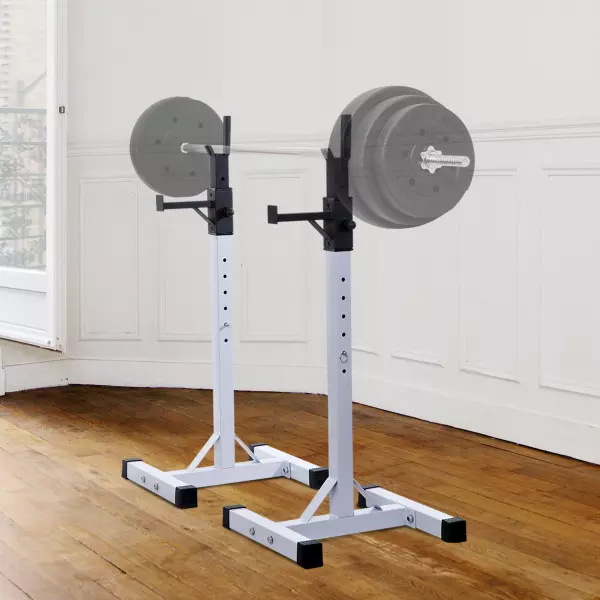 Banco de Pesas SQUAT RACK Soporte de Pesas para Gimnasios Carga Max 150 kg