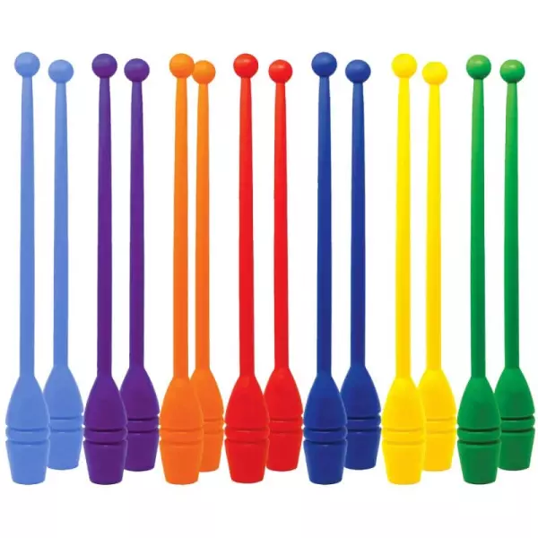 Juego mazas gimnasia rítmica GENI JR junior 35 CM
