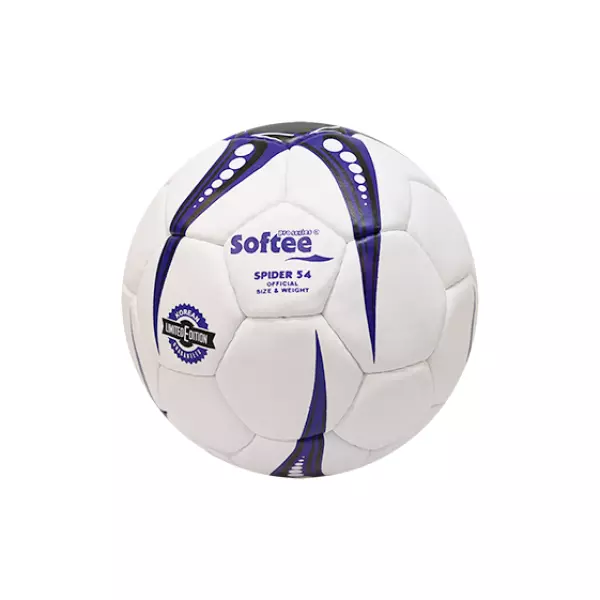 BALON FUTBOL SALA SOFTEE 'SPIDER' LIMITED EDITION - BLANCO/AZUL, SALA 54