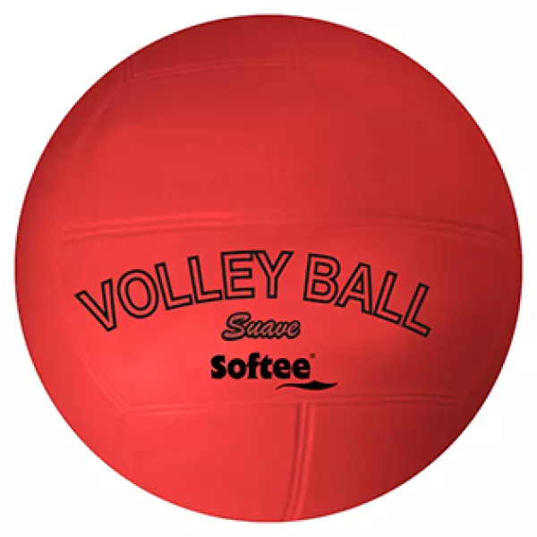 BALON VOLEIBOL SOFTEE SOFT - VOLEY, ROJO