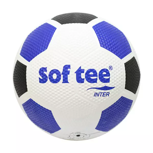 BALON FUTBOL SOFTEE "INTER" - BLANCO/AZUL/NEGRO, FUTBOL11