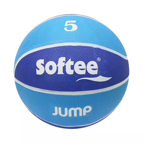 BALON BALONCESTO NYLON SOFTEE JUMP - 5, CELESTE/ROYAL