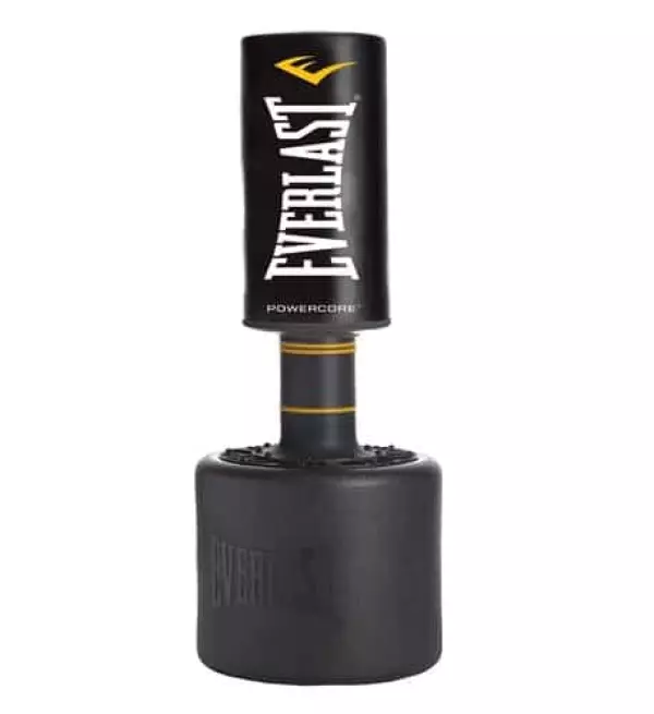 EVERLAST SACO CON PEANA POWERCORE FREE STANDING HEAVY BAG BLACK/WHITE saco boxeo suelo