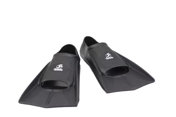 Aleta Corta Silicona 43/44. Color Negro.
