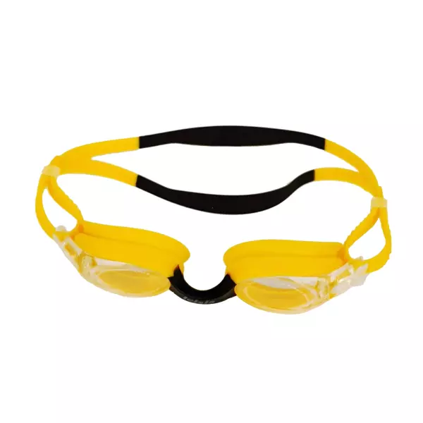 "Gafa Nessy Pro Monobloc infantil.   Color: Transparente(lentes)-Amarillo-Negro."