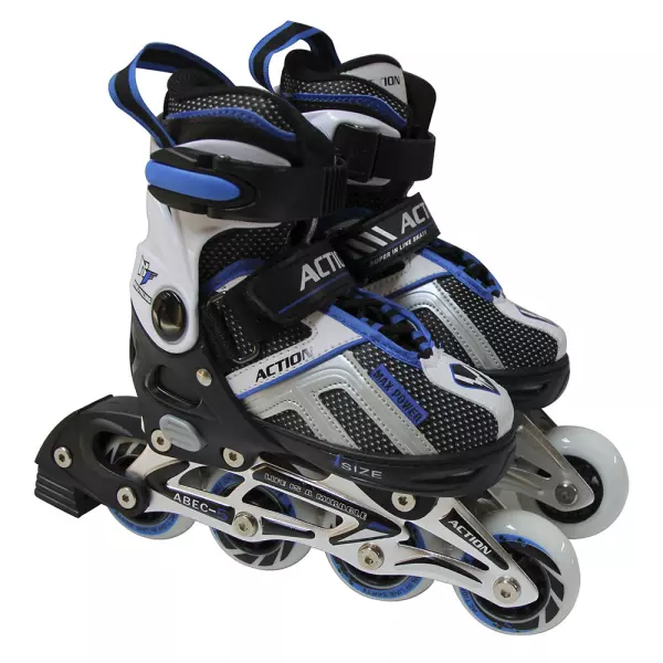 Patín en línea POWER BLUE L (40-42)
