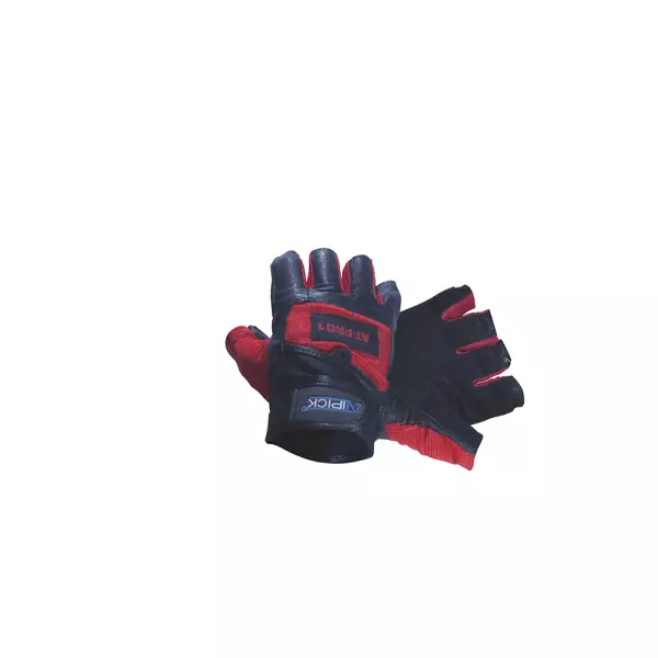 Guantes halterofilia mod. AT-PRO1. con soporte muñeca. Talla S