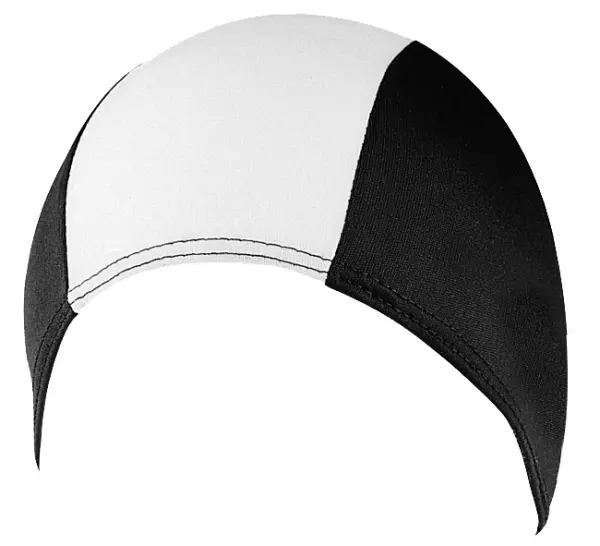 Gorro natacion poliester en bolsa. negro