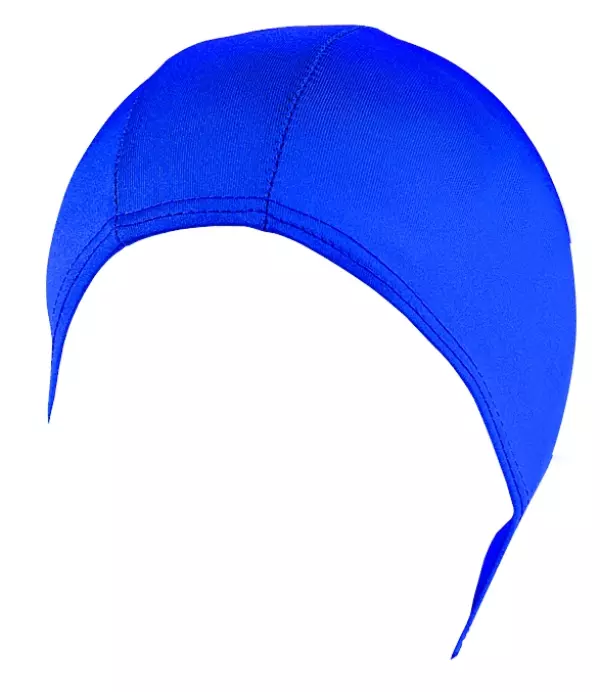 Gorro natacion elastan en bolsa. azul marino