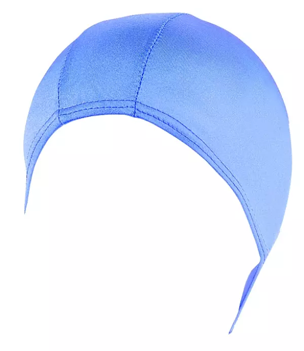Gorro natacion elastan en bolsa. celeste