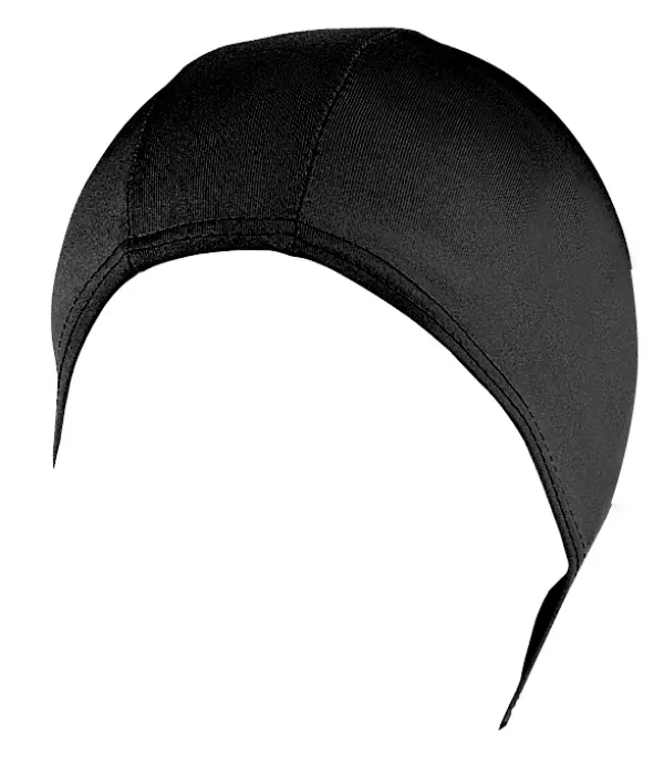 Gorro natacion elastan en bolsa. negro