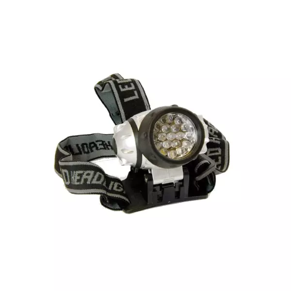 Linterna frontal 19 led + 3 AAA Linterna frontal impermeable, 19 LEDS 3 combinaciones + 3 x LR03-AAA