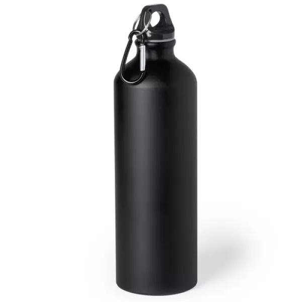 Bidón aluminio 800 ml. NEGRO