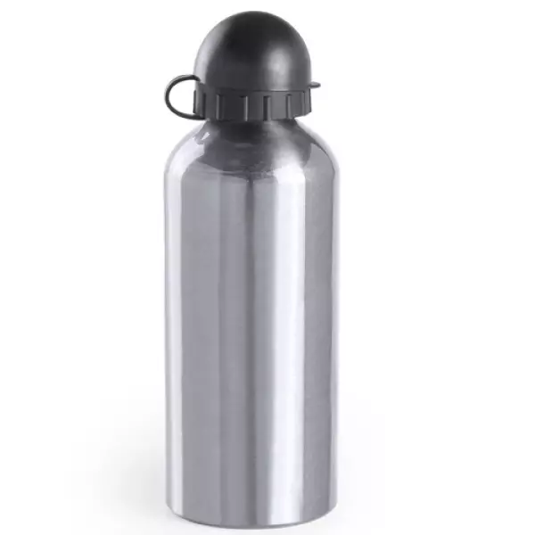 Bidón aluminio 650 ml. GRIS PLATA