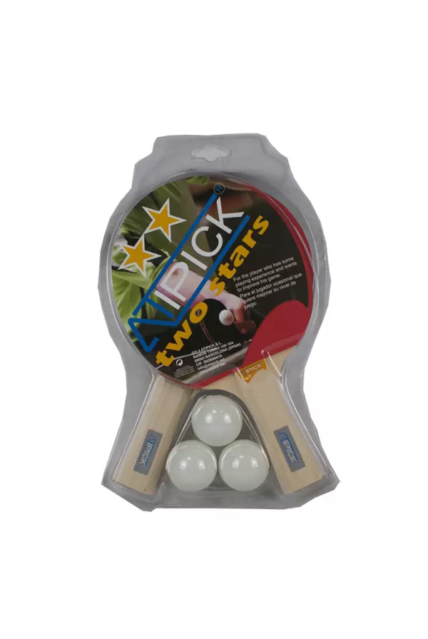 Juego Ping-Pong 2 palas ** + 3 pelotas. en blister