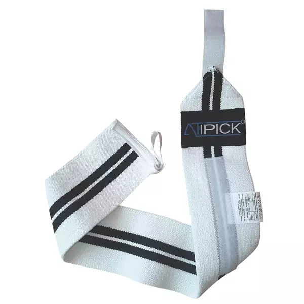 Venda elástica algodón para muñeca (60cm). velcro