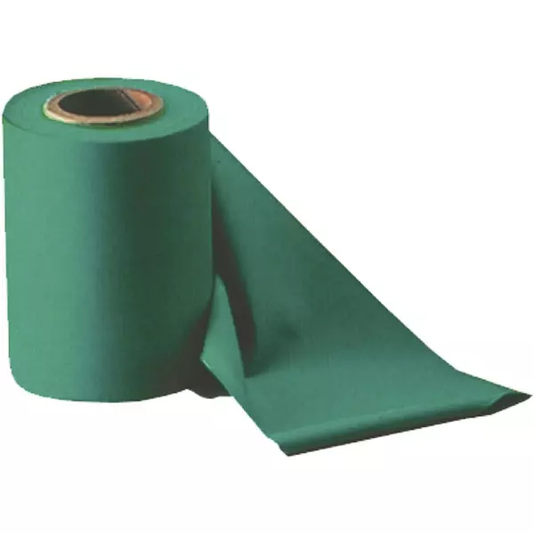 Rollo 15m banda látex.15x0.55 cm. verde