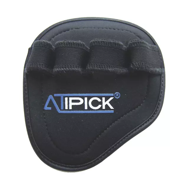 Calleras fitness en neoprene ULTRAGRIP con refuerzos goma. XL Color negro Con Palma Anti-Deslizante