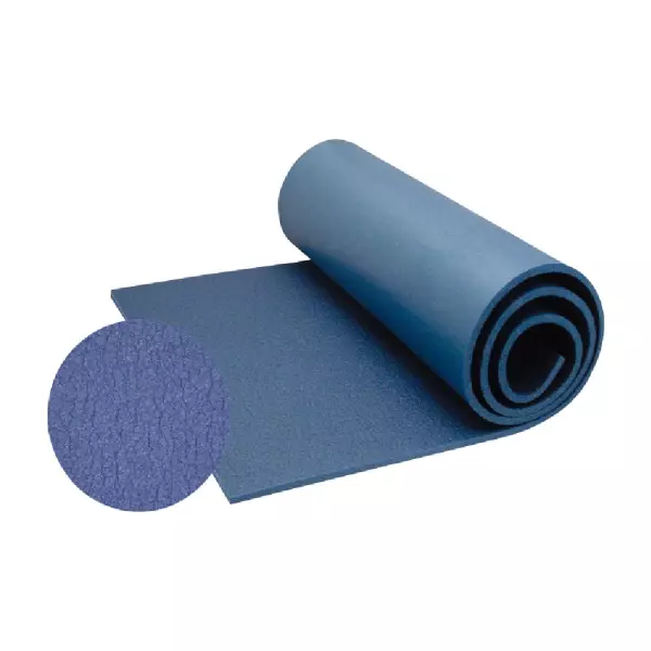 Colchoneta camping monocolor lisa 180x50x0.8cm azul