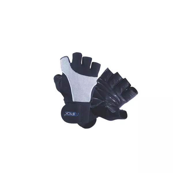 Guantes halterofilia mod. FITNESS POWER. refuerzo de GEL. con soporte muñeca. Talla L