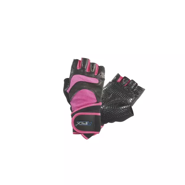 Guantes halterofilia mod. DONNA. con soporte muñeca. Talla XS