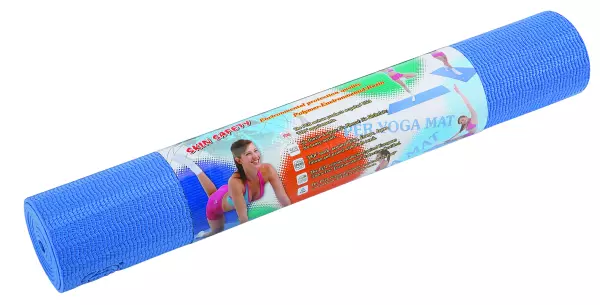 Colchoneta yoga antideslizante con resina 183cmx61cmx 4mm. rosa