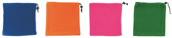 Bufanda tubular / gorro forro polar. color naranja BRAGA DE CUELLO