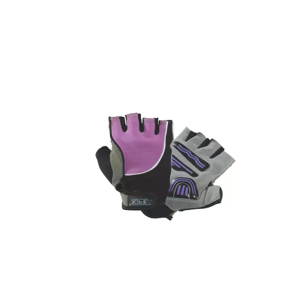 Guantes halterofilia LILA mod. TONO. spandex con palma GEL. Talla XS