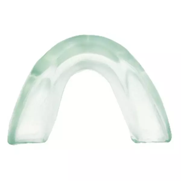 Protector bucal simple TRANSPARENTE en estuche
