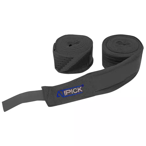Par vendas algodón para boxeo 5m x 5 cm. Color NEGRO/ROSA/ROJO/AZUL