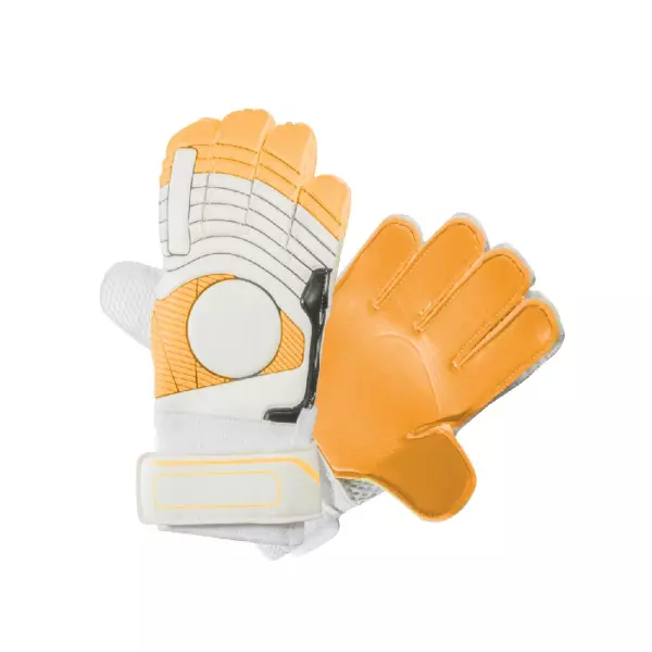Guantes portero NARANJA mod."TEAM". Tejido malla con palma latex. T.5