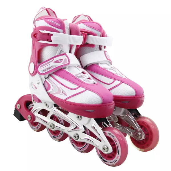 Patin en línea PUSH rosa talla XS (29-32)