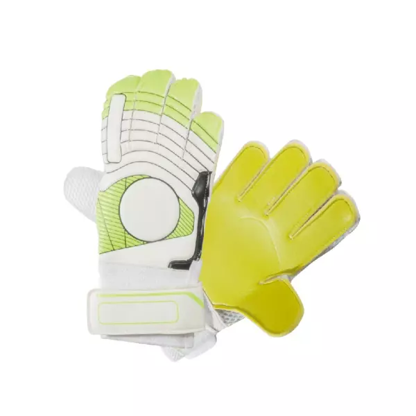 Guantes portero AMARILLO mod."TEAM". Tejido malla con palma latex. T.5