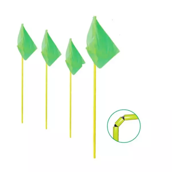 Juego 4 Banderines Corner flexibles antilesion