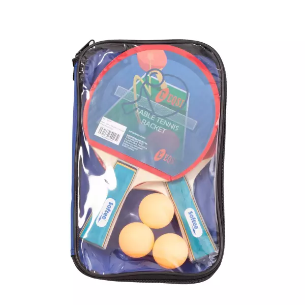 SET 2 PALAS Y 3 BOLAS PING PONG EQSI