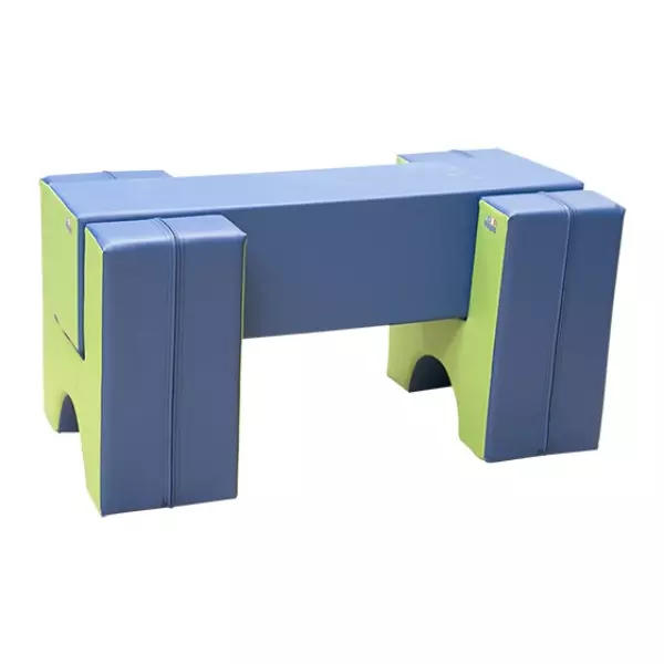 SET FIGURAS Nº1 (2 ASIENTOS Y RECTANGULO) - 60 CM, AZUL/VERDE