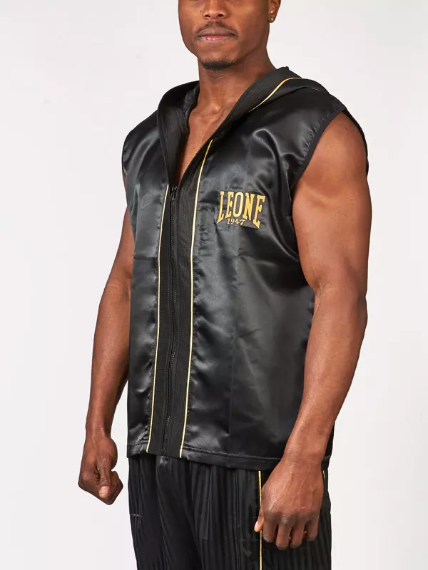 AB261 Chaqueta de boxeo Leone 1947 “Premium” Blanca/NEGRA