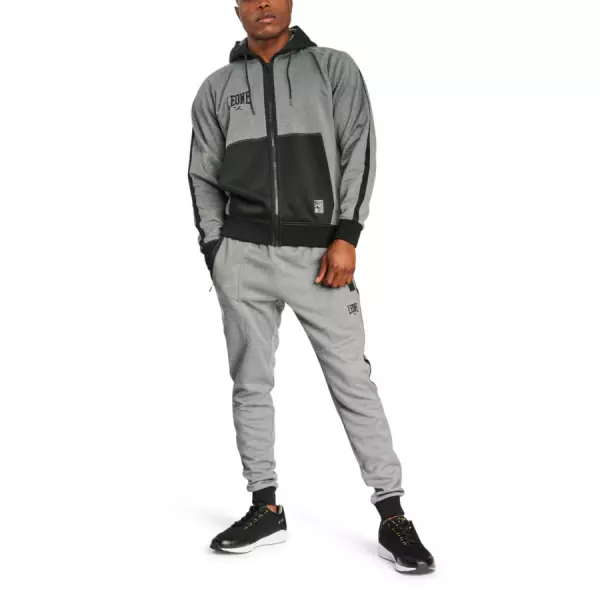 ABX611 Sudadera con capucha Leone 1947 “Melange” gris