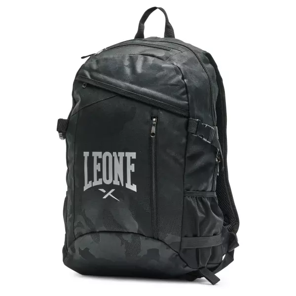AC953 Mochila Leone 1947 “Camo Black” Color negro