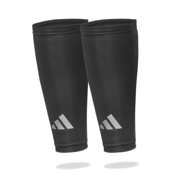 ADIDAS ESPINILLERAS DE COMPRESIÓN AEROREADY REFLECTANTE NEGRO