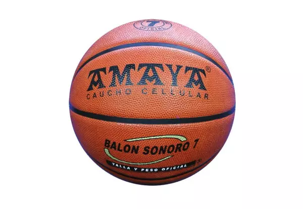 Balón Baloncesto Sonoro. Caucho Ø240mm.