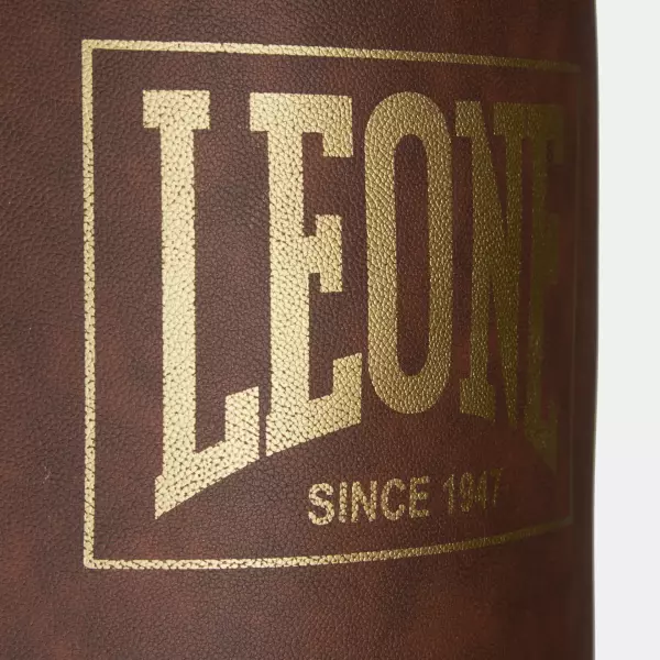 AT844 Saco de boxeo leone 1947 Vintage marron/negro 60 kg y 170 X35CM
