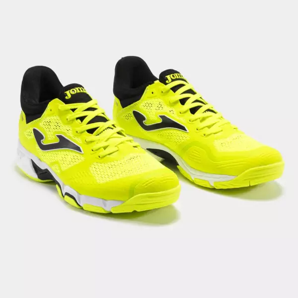 Zapatillas balonmano Breston 24 unisex blanco fucsia/AMARILLO
