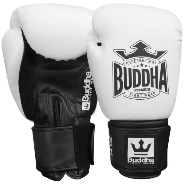 GUANTES TOP COLORS BLANCOS BOXEO