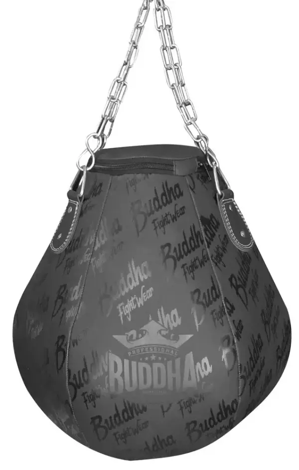 SACO BUDDHA TOP PREMIUM BOLA NEGRO MATE (LLENO) 65CM BOXEO