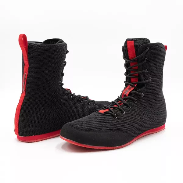 Bota Sabate y Boxeo Challeger Hi Negro/Rojo