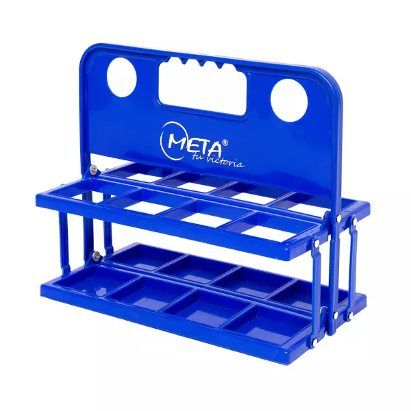 Botellero Plegable Para 8 Botellas 750cl negro/azul